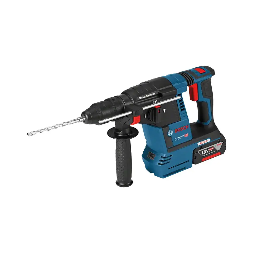 Martelo perfurador sem fio SDS plus PRO HEAVY DUTY GBH 18V-26F + GDE 18V-16 + Mala L-BOXX 238 BOSCH 2