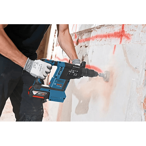 Martelo perfurador sem fio SDS plus PRO HEAVY DUTY GBH 18V-26F + GDE + Mala L-BOXX 238 BOSCH 4