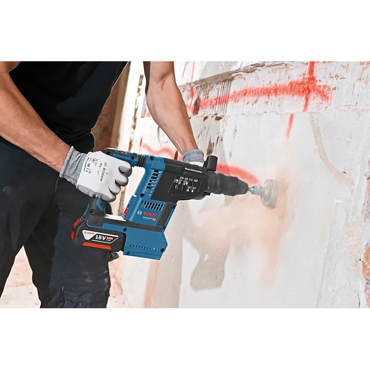 Martelo perfurador sem fio SDS plus PRO HEAVY DUTY GBH 18V-26F + GDE + Mala L-BOXX 238 BOSCH 4