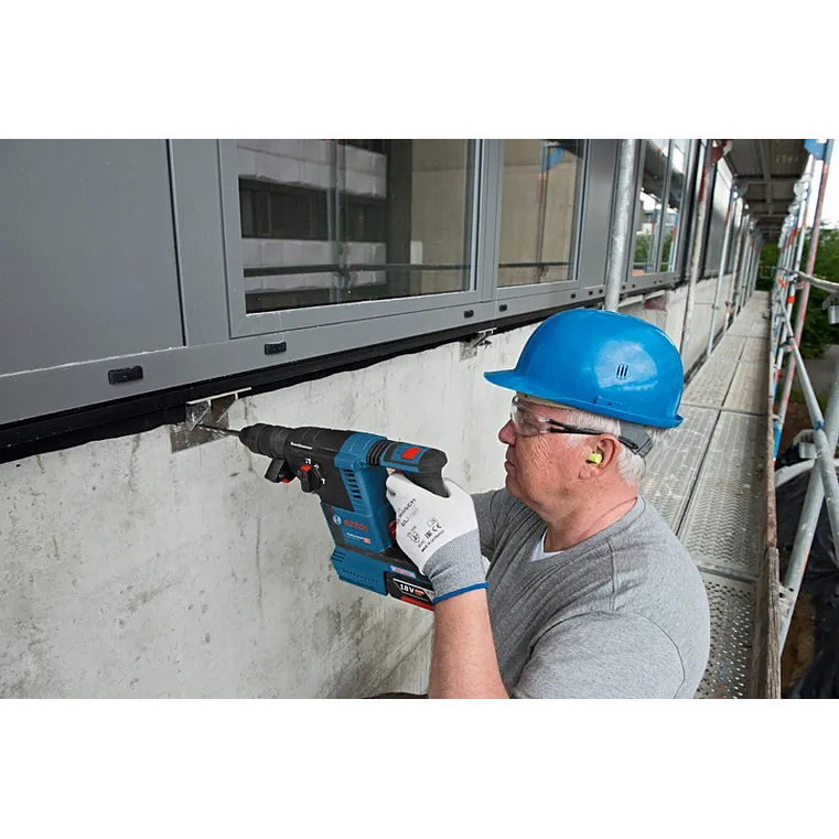 Martelo perfurador sem fio SDS plus PRO HEAVY DUTY GBH 18V-26F + GDE + Mala L-BOXX 238 BOSCH 9