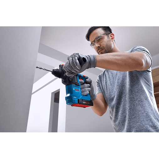 Martelo perfurador sem fio SDS plus GBH 18V-18 Professional + Carregador GAL 18V-20 Professional + 2 baterias GBA 18V 2.0Ah BOSCH  5