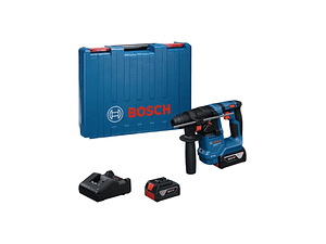 Martelo perfurador sem fio SDS plus GBH 18V-18 + 2 baterias GBA 18V 4.0Ah + Mala BOSCH