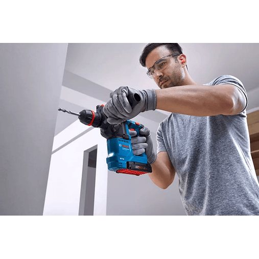 Martelo perfurador SDS Plus sem fio GBH 18V-18 X ONECHUCK + 2 baterias GBA 18V 2.0Ah + Carregador GAL 18V-20 Professional BOSCH  3