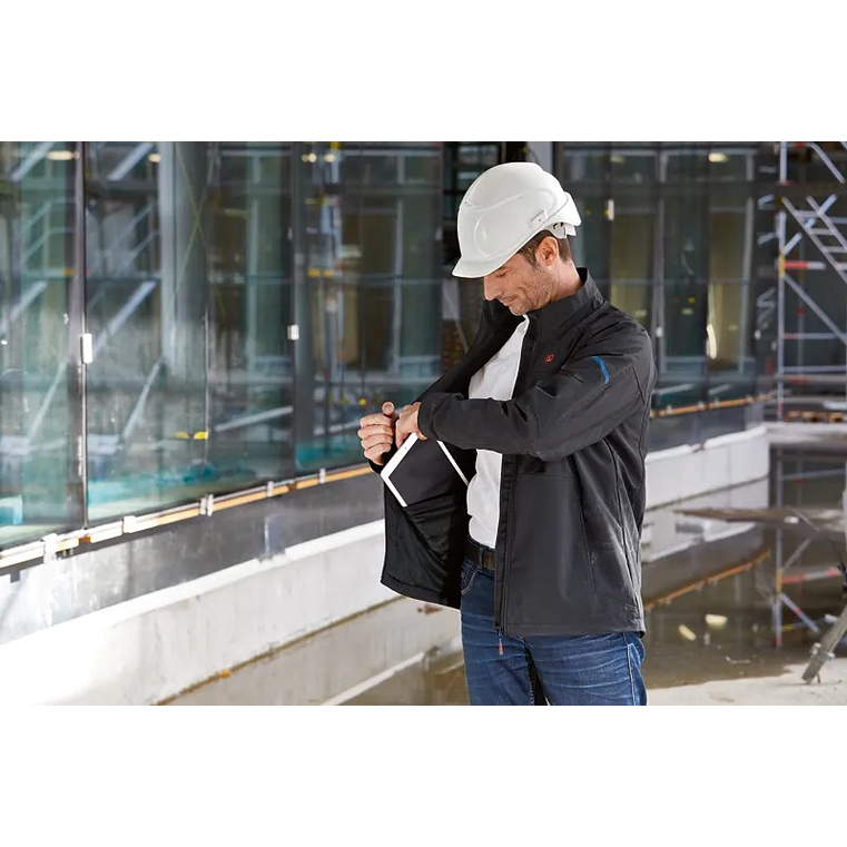 Casaco com aquecimento PRO GHJ 12+18V XA S + Adaptador de bateria GAA 12V-21 + Carregador GAL 12V-20 + 1 bateria GBA 12V 2.0Ah BOSCH  6