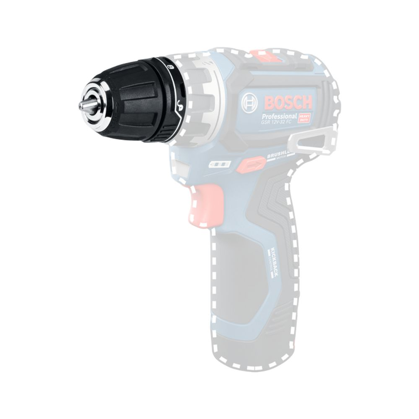 Adaptador FlexiClick sem fio PRO HEAVY DUTY GFA 12-B BOSCH  1