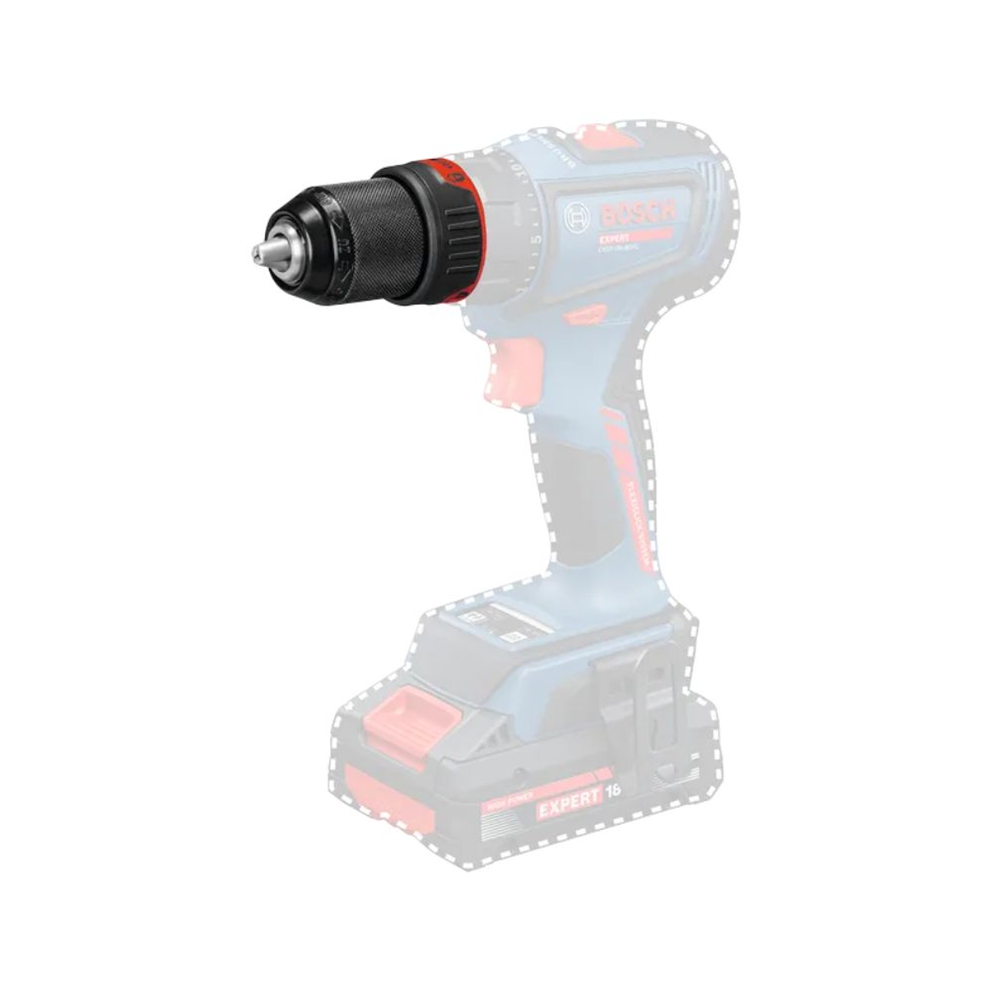 Adaptador FlexiClick sem fio PRO HEAVY DUTY GFA 18-M BOSCH  1