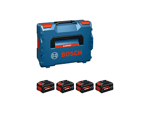 Bateria EXPERT 4x EXBA18V-55 + Mala L-BOXX 136 BOSCH