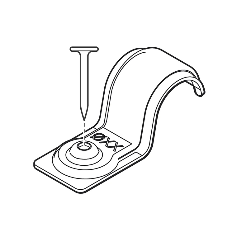 Abraçadeira de cabo único PRO EMS Metal 8 mm BOSCH  6