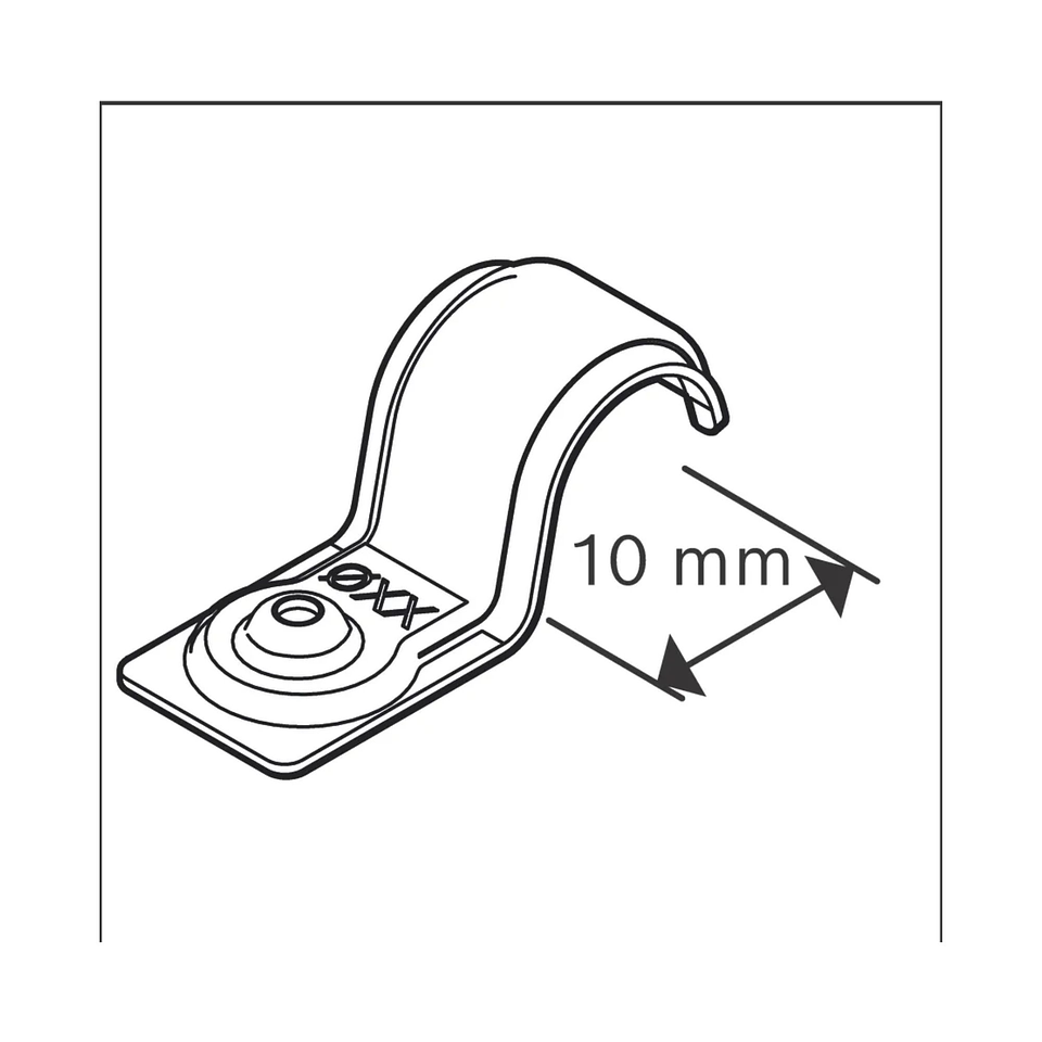 Abraçadeira de cabo único PRO EMS Metal 10 mm BOSCH   1