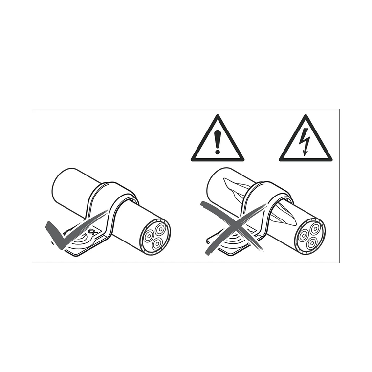 Abraçadeira de cabo único PRO EMS Metal 12 mm BOSCH  3