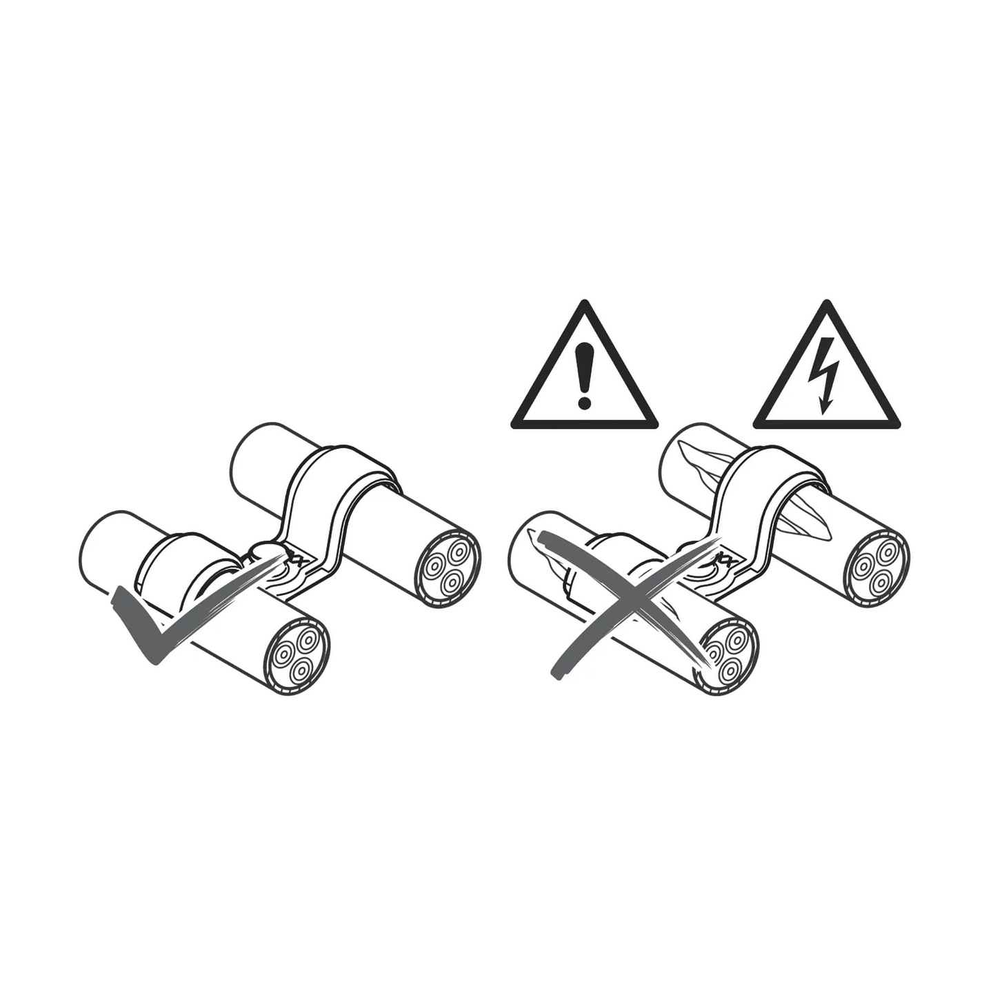 Abraçadeira de cabo duplo PRO EMD Metal 8 MM BOSCH   7