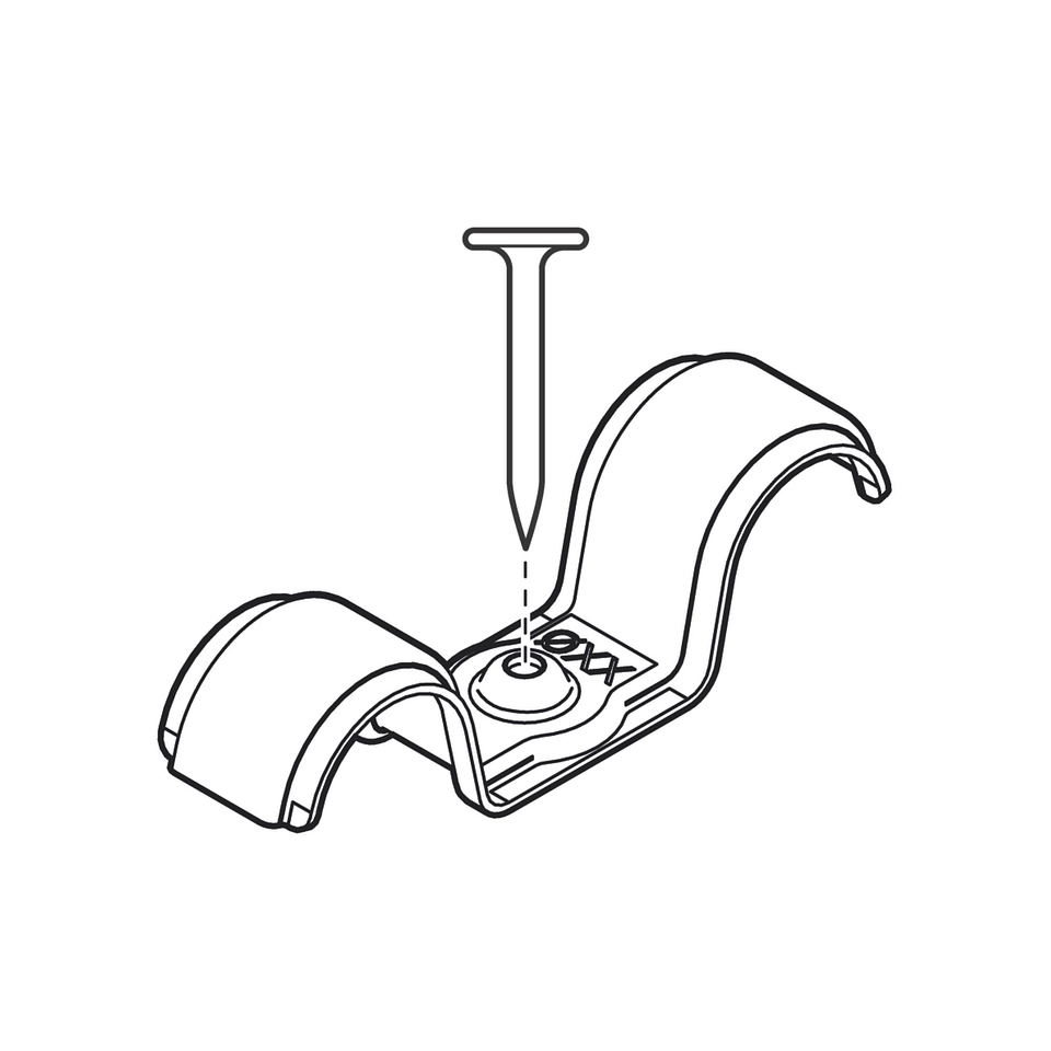 Abraçadeira de cabo duplo PRO EMD Metal 25 MM BOSCH   4