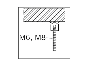 Suporte PRO FMI-M6/M8 Metal BOSCH