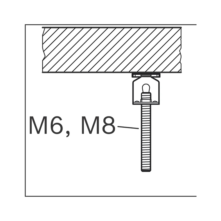 Suporte PRO FMI-M6/M8 Metal BOSCH 1