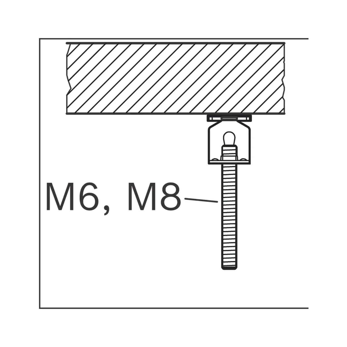 Suporte PRO FMI-M6/M8 Metal BOSCH 1