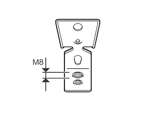 Suporte PRO FMI-M6/M8 Metal BOSCH