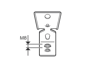 Suporte PRO FMI-M6/M8 Metal BOSCH
