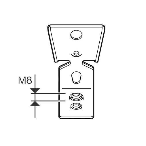 Suporte PRO FMI-M6/M8 Metal BOSCH 2