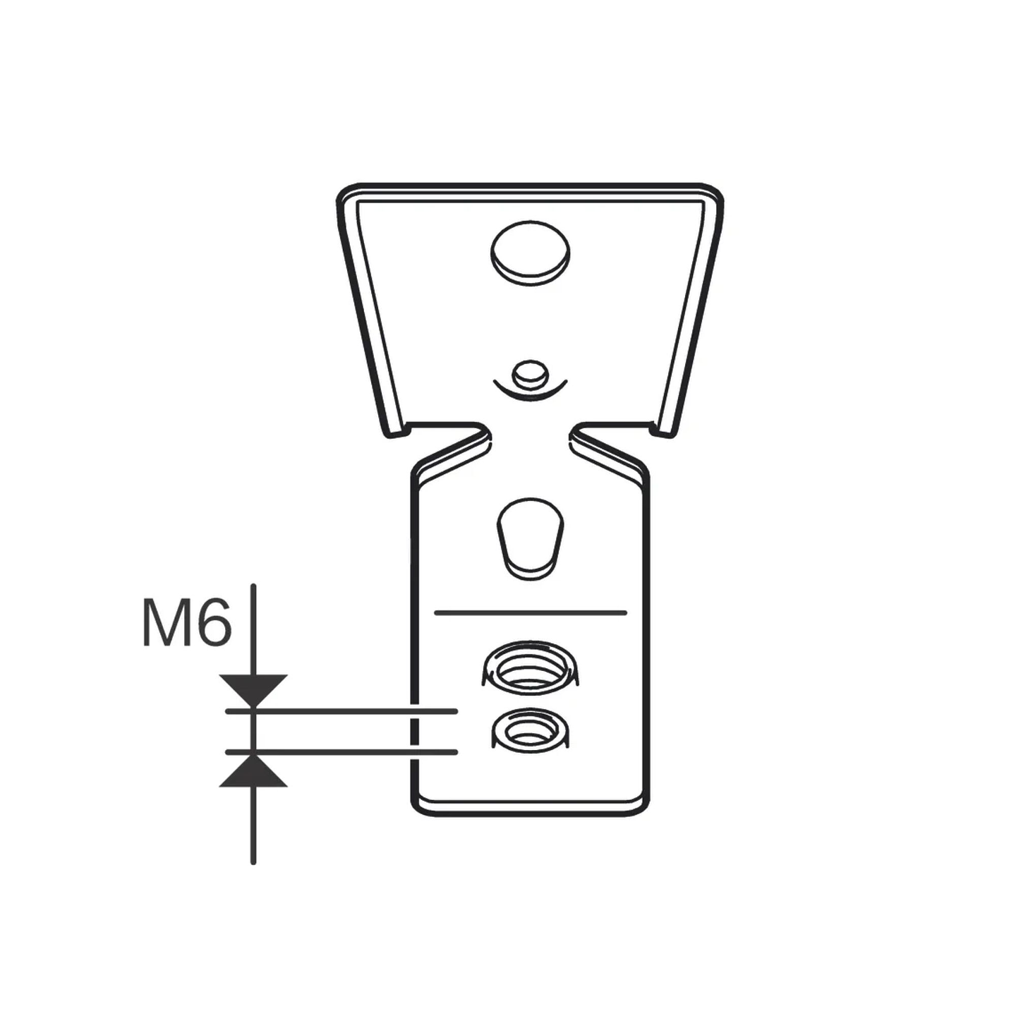 Suporte PRO FMI-M6/M8 Metal BOSCH 4