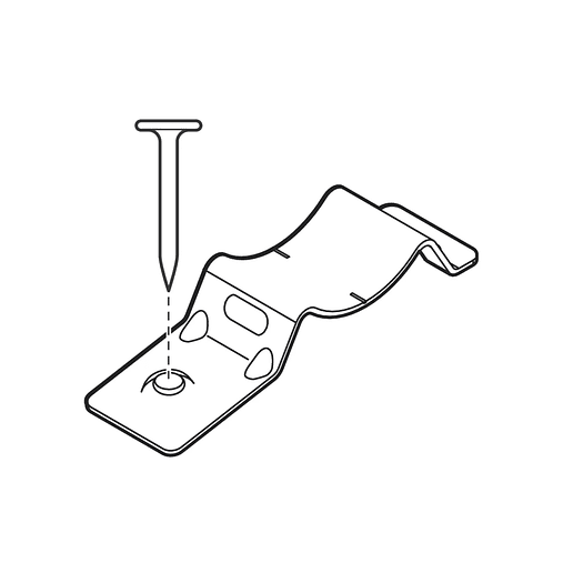 Suporte para abraçadeira de cabo PRO EMT-B Metal BOSCH  5