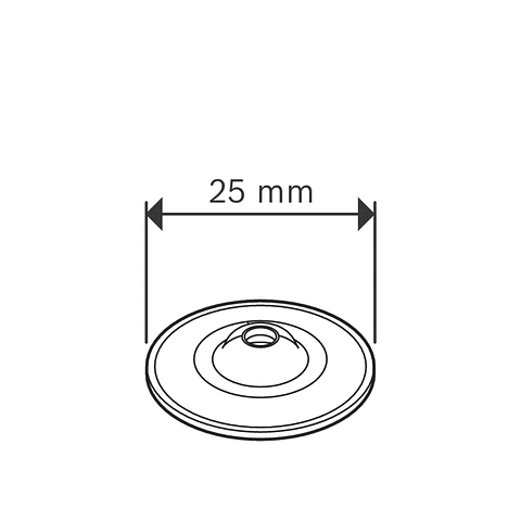Anilha PRO FMW-25 Universal Metal BOSCH 