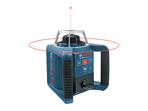 Laser de rotação PRO GRL 300 HV + Mala L-BOXX 238 + 2 pilhas de 1,2 HR20 + 1 pilha de 9V BOSCH