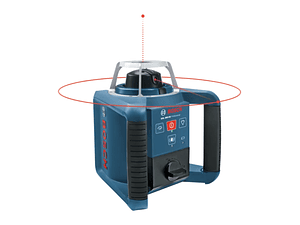 Laser de rotação PRO GRL 300 HV + Mala L-BOXX 238 + 2 pilhas de 1,2 V HR26 + 2 pilhas de 1,2 HR20 + 1 carregador VARTA BOSCH