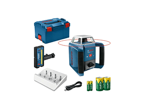 Laser de rotação PRO GRL 400 H + LR 45 em L-BOXX BOSCH 