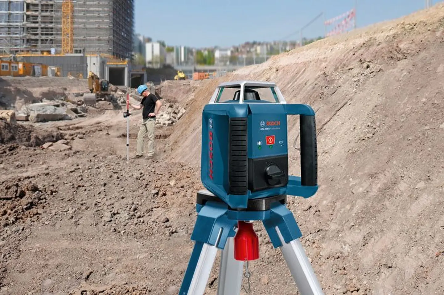 Laser de rotação PRO GRL 400 H + LR 45 em L-BOXX BOSCH  4
