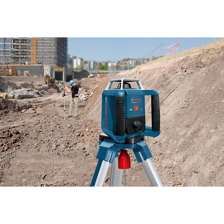 Laser de rotação PRO GRL 400 H + LR 45 em L-BOXX + 1 pilha recarregável + 1 carregador + 2 pilhas recarregáveis BOSCH  4