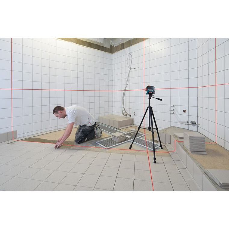 Nível laser de linhas PRO GLL 3-80 C + Tripé para construção civil BOSCH  4