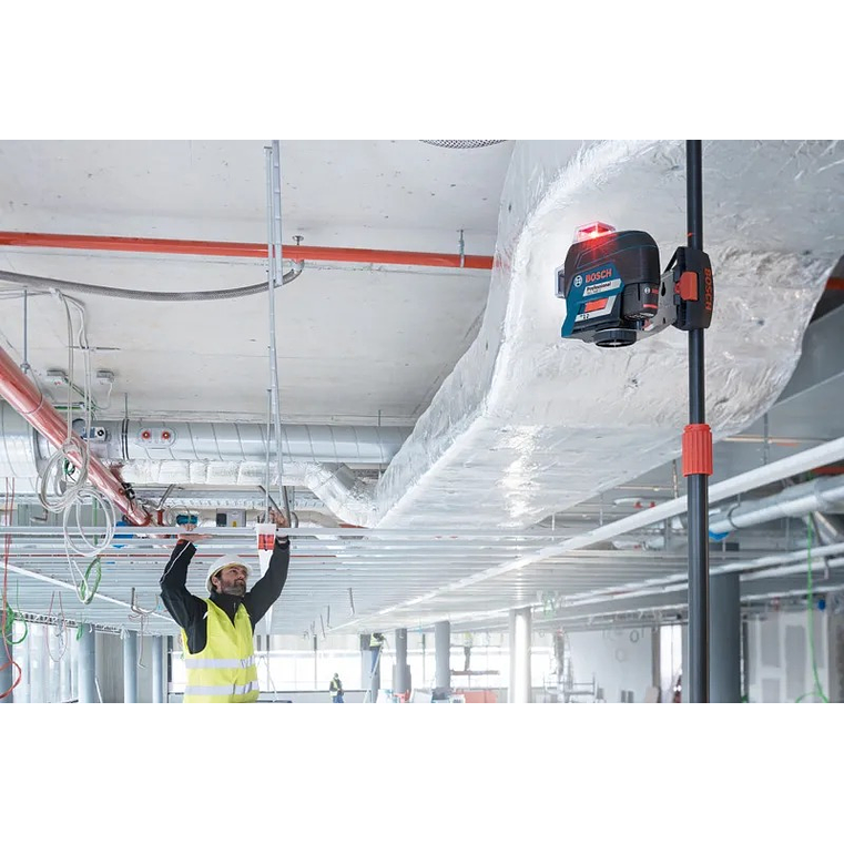 Nível laser de linhas PRO GLL 3-80 C + Tripé para construção civil BOSCH  6