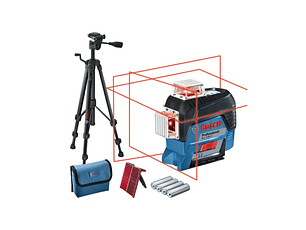 Nível laser de linhas PRO GLL 3-80 C + Tripé para construção civil BOSCH 