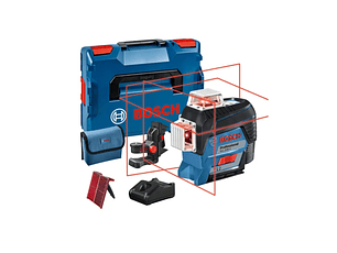 Nível laser de linhas PRO GLL 3-80 C + Mala L-BOXX 136 + 1 Bateria GBA 12 V 2.0 Ah BOSCH