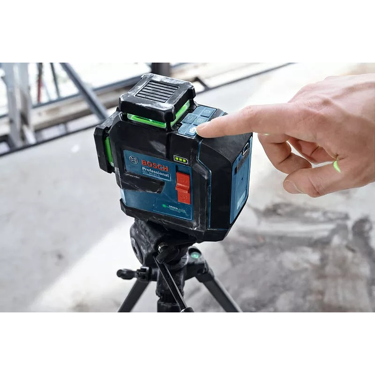 Nivel laser 3 Linhas Verdes GLL 80-33 G + Mala de Transporte + 2 pilhas de 1,5 V LR6 (AA) BOSCH 10