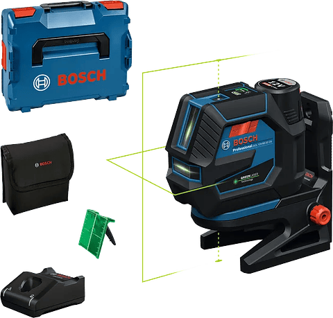 Laser combinado sem fio PRO GCL 12V-50-22 CG + Mala L-BOXX 136 + 1 bateria GBA 12V 2.0Ah BOSCH  