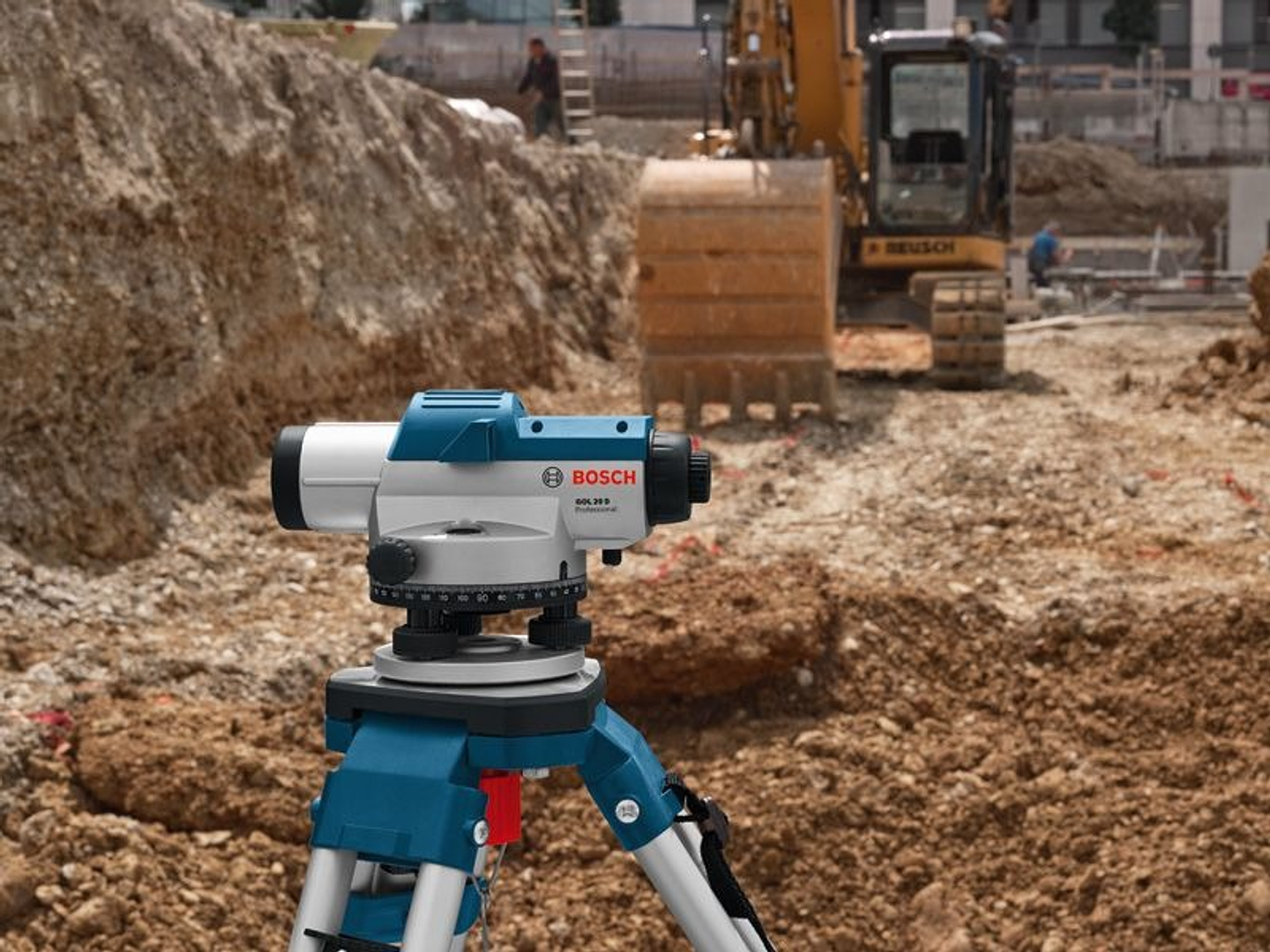 Nível ótico PRO GOL 20 D + Tripé para construção civil BOSCH  3