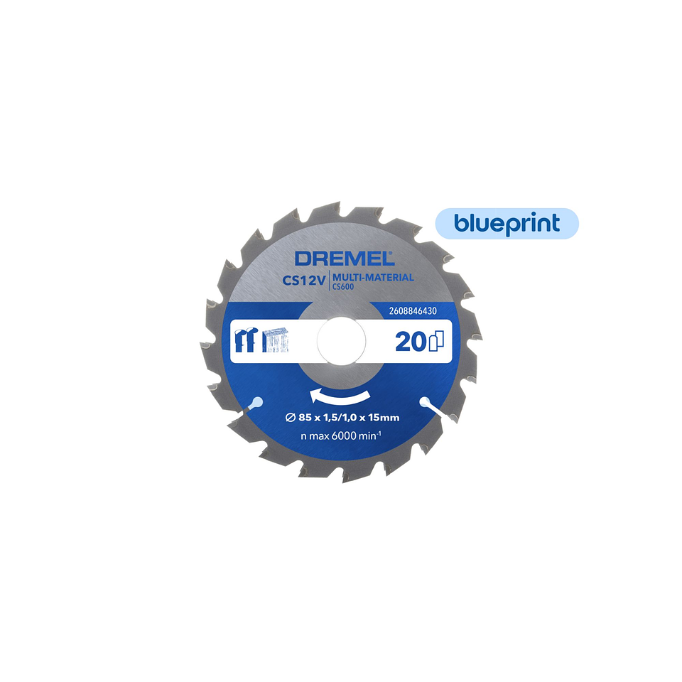 Lâmina para multimateriais DREMEL® Blueprint (CS600) 1