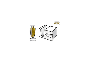 Ponta para talhar de DREMEL® MAX (117DM) (2 uni.)