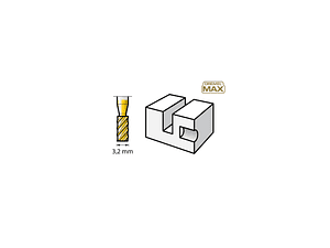 Ponta de gravar DREMEL® MAX (194DM) (2 un.)