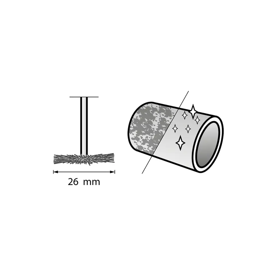 Escova de cerdas de 19 mm (403) DREMEL (2 un.) 3