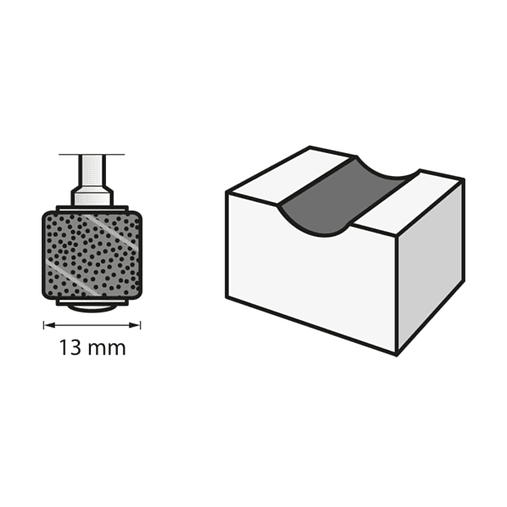 Cinta de lixa de 13 mm, grão 60 (408) DREMEL  3
