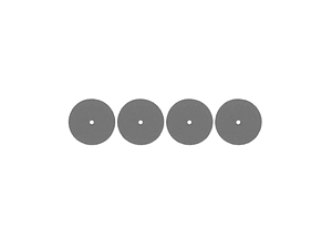 Disco de polir de 22,5 mm (425) DREMEL (4 unid.)