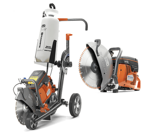 Cortadora de Disco 350mm K770 + 1 Disco 350mm + Carro Corte KV7 HUSQVARNA