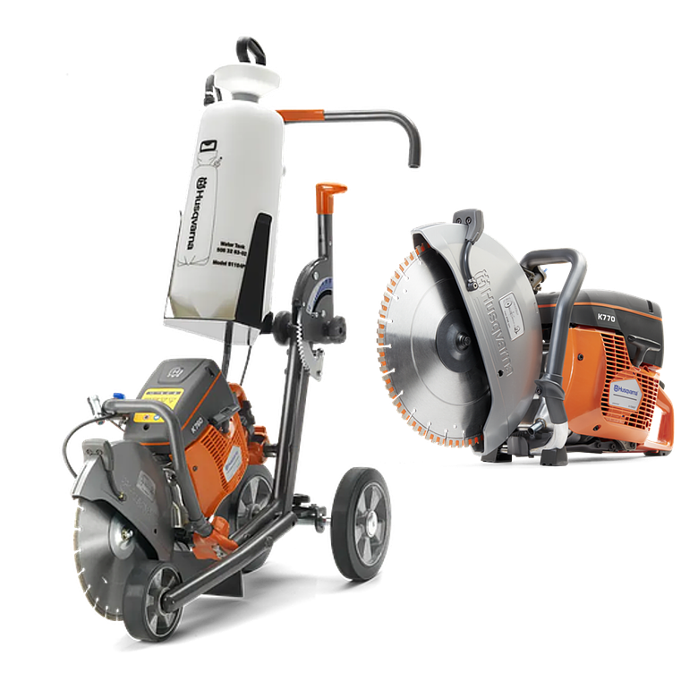 Cortadora de Disco 350mm K770 + 1 Disco 350mm + Carro Corte KV7 HUSQVARNA 1