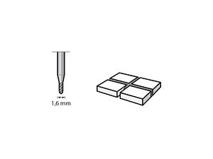 Pontas de carboneto para remoção de argamassa, de 1,6 mm (569) DREMEL 