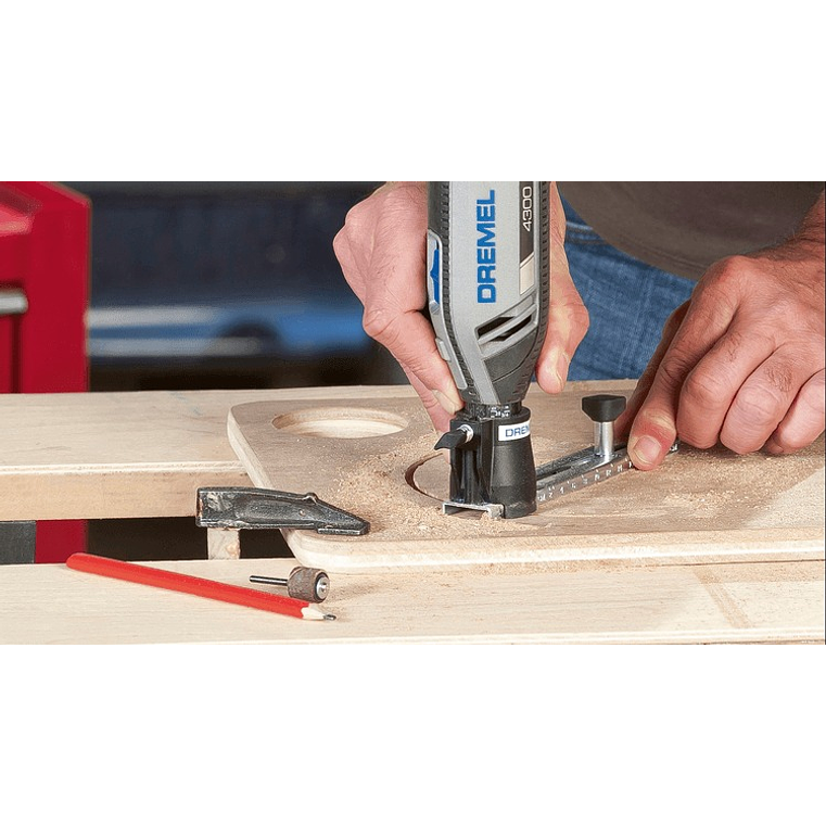 Guia de linhas retas e de círculos DREMEL® (678)  4