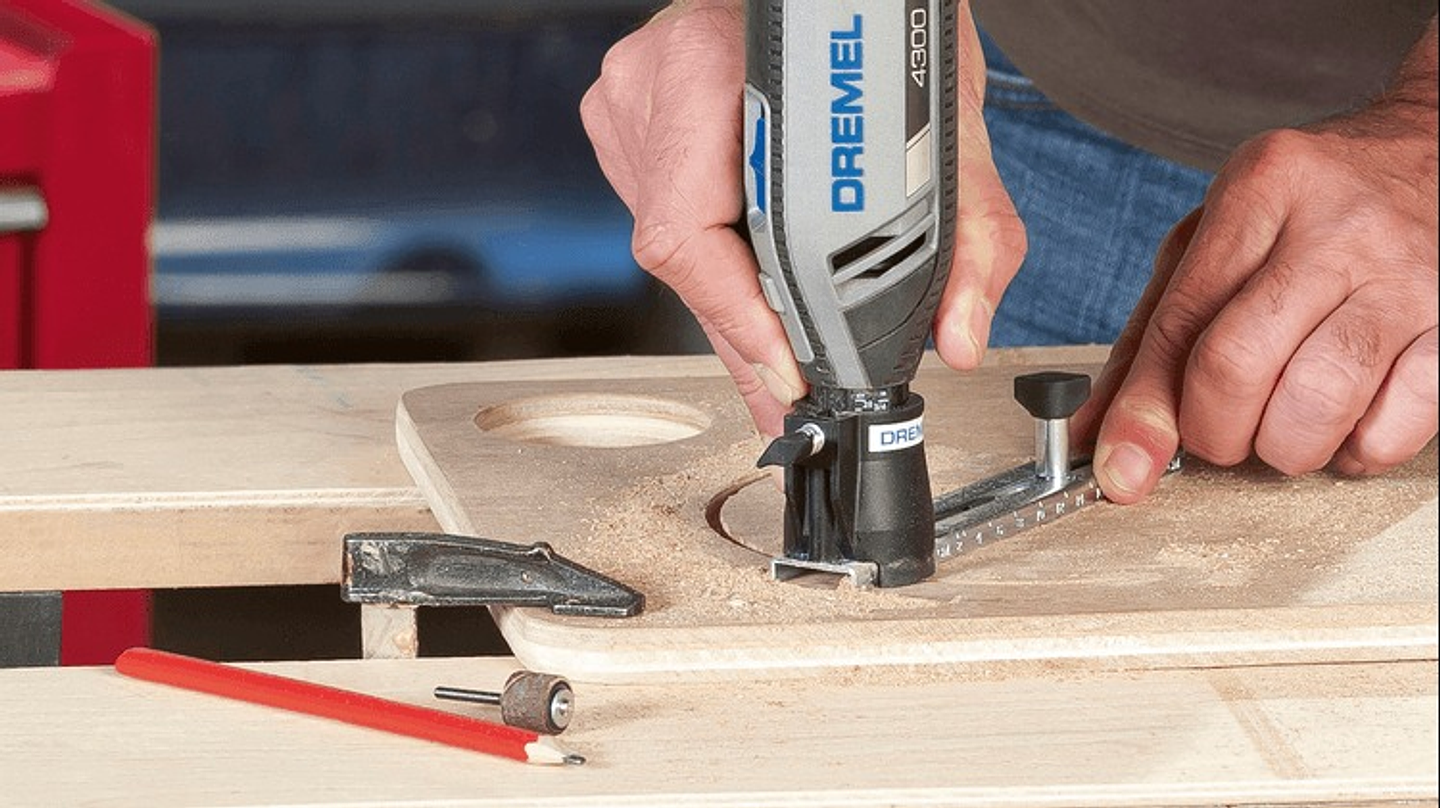 Guia de linhas retas e de círculos DREMEL® (678)  4