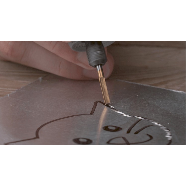 Ponta para talhar de carboneto de tungsténio DREMEL® MAX (9901DM )  4