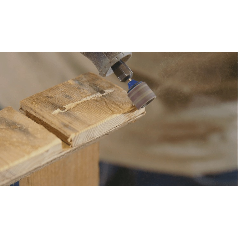 DREMEL® EZ SpeedClic: mandril de lixar e cintas de lixa (SC407) (3 unid.) 5